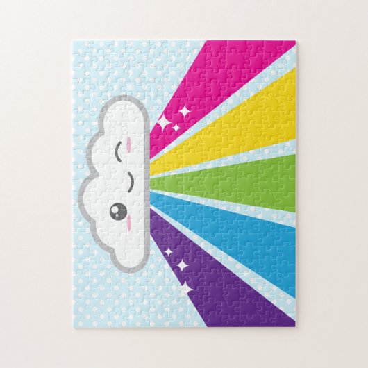 Kawaii Cloud and Rainbow Puzzle (Vertikal)