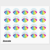 Kawaii Cloud and Rainbow Stickers (Blatt)