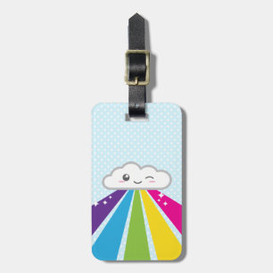 Kawaii Cloud and Rainbow Travel Luggage Tags Gepäckanhänger