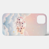 Kawaii Cloud Animals - Niedliche Pastel Ästhetik Case-Mate iPhone Hülle (Rückseite (Horizontal))