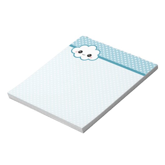 Kawaii Cloud Notizblock (Rotiert)