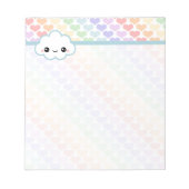 Kawaii Cloud Notizblock (Vorderseite)