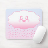 KAWAII CLOUD RAINING HEARTS LIEBE SWEET MOUSEPAD (Mit Mouse)