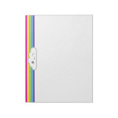 Kawaii Cloud und Rainbow Notepad Notizblock (Rotiert)