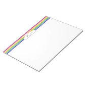 Kawaii Cloud und Rainbow Notepad Notizblock (angewinkelt)