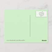 Kawaii Clover Postkarte (Rückseite)