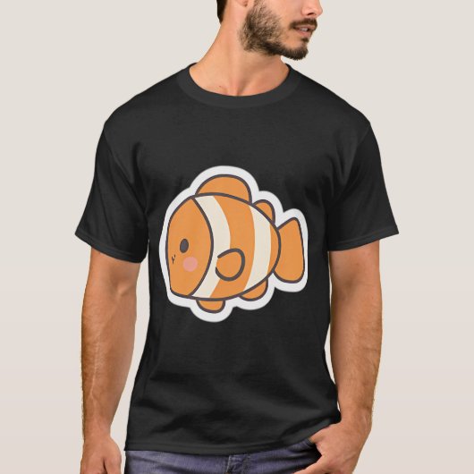 Kawaii Clownfisch T-Shirt (Vorderseite)