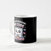Kawaii Coding Laptop – Cute Computer Science Kaffeetasse (Vorderseite Links)