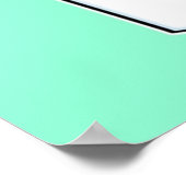 Kawaii Cookie und Milch Poster (Ecke)