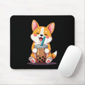 Kawaii Corgi Bubble Tea Mousepad (Mit Mouse)