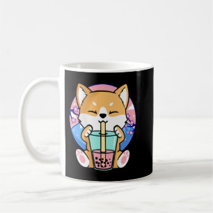 Kawaii Corgi Dog Bubble Tea Boba Anime Neko Japane Kaffeetasse