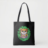 Kawaii Corgi essen Schüssel Ramen Tasche (Vorderseite)