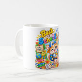 Kawaii Corgi Schulcampus Kaffeetasse (Vorderseite Links)