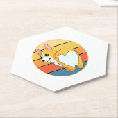 Kawaii Corgi Untersetzer (angewinkelt)