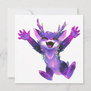Kawaii Cosmic Chibi Einladung