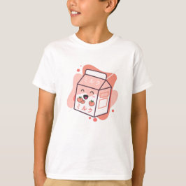 Kawaii Cow Retro Japanisch Pfirsichmilch T-Shirt
