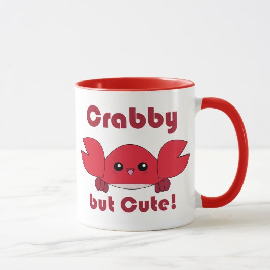 Kawaii Crabby aber niedliche Tasse (Rechts)