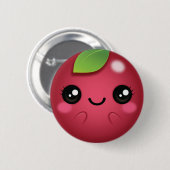 Kawaii Cranberry Button (Vorne & Hinten)