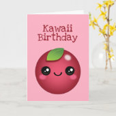 Kawaii Cranberry Card Karte (Gelbe Blume)