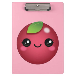 Kawaii Cranberry Clipboard Klemmbrett