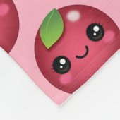 Kawaii Cranberry Fleece Blanket (Ecke)