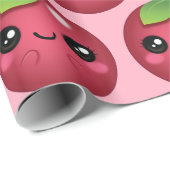 Kawaii Cranberry Geschenkpapier (Rolleneckpunkt)