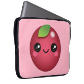 Kawaii Cranberry Laptop Sleeve (Vorne Rechts)