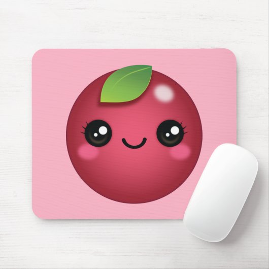 Kawaii Cranberry Mouse Pad Mousepad (Mit Mouse)