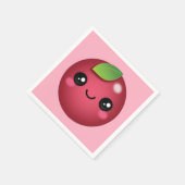 Kawaii Cranberry Napkins Serviette (Ecke)