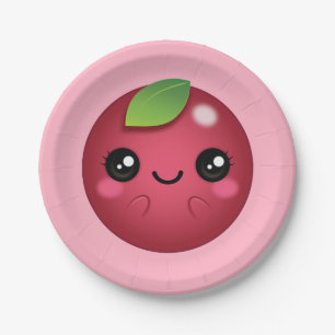 Kawaii Cranberry Pappteller