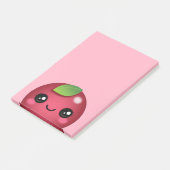 Kawaii Cranberry Post-it Notes Klebezettel (angewinkelt)