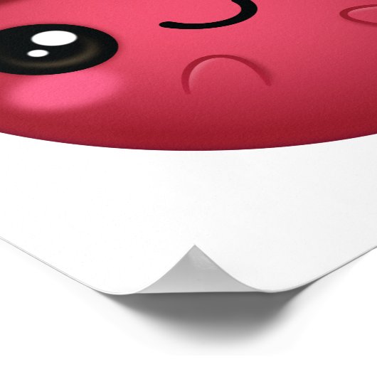 Kawaii Cranberry Poster (Ecke)