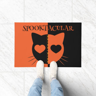 Kawaii Creepy Cute Cat Spooktacular Halloween Fußmatte