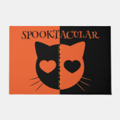Kawaii Creepy Cute Cat Spooktacular Halloween Fußmatte (Vorderseite)