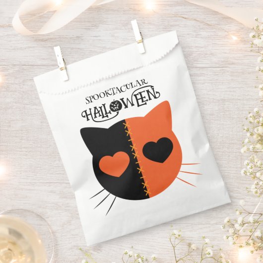 Kawaii Creepy Niedlich Cat Spooktacular Halloween Geschenktütchen (Ausgeschnitten)
