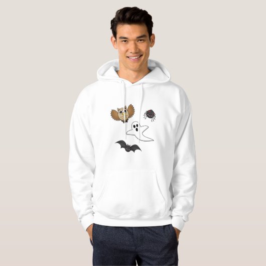 Kawaii Creepy Night Creatures Set Hoodie (Vorne ganz)