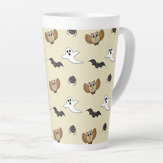 Kawaii Creepy Night Creatures Set Milchtasse (Rechte Ecke)