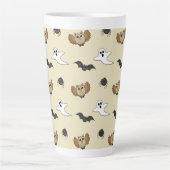 Kawaii Creepy Night Creatures Set Milchtasse (Vorderseite)