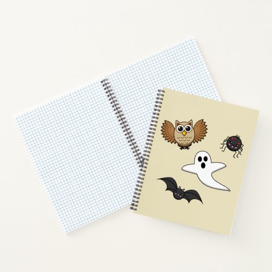 Kawaii Creepy Night Creatures Set Notizblock (Innenseite)