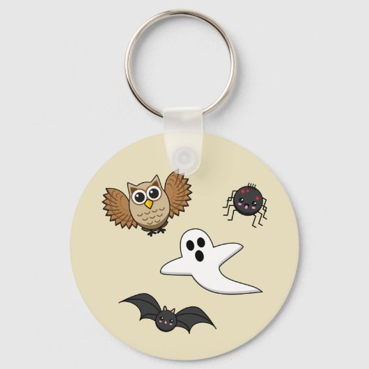 Kawaii Creepy Night Creatures Set Schlüsselanhänger (Vorderseite)