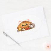 Kawaii Croissant Sticker (Umschlag)