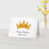 Kawaii Crown Karte (Gelbe Blume)