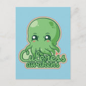 Kawaii Cthulhu Postkarte (Vorderseite)