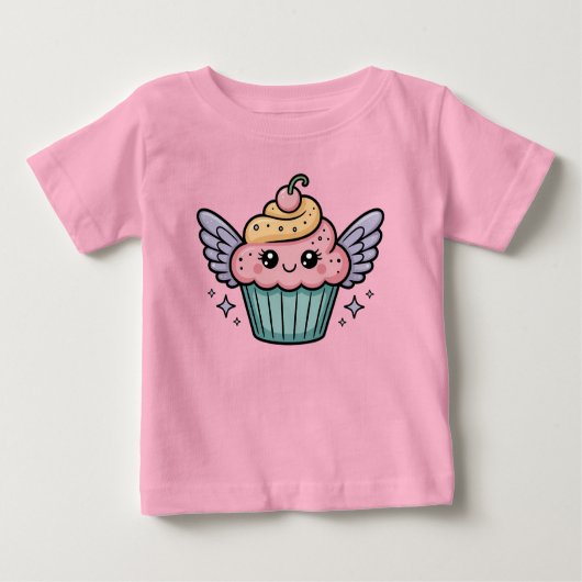 Kawaii Cupcake Baby T-shirt (Vorderseite)