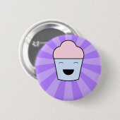 Kawaii Cupcake Button (Vorne & Hinten)