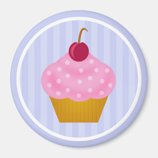 Kawaii Cupcake Cherry Magnet