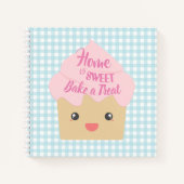 Kawaii Cupcake Dessert Rezepte Notizblock (Vorderseite)