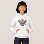 Kawaii-Cupcake-Kinder Hoodie (Vorne ganz)