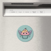Kawaii Cupcake Magnet (In Situ (Geschirrspüler))