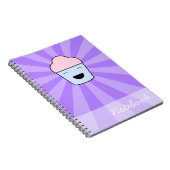 Kawaii Cupcake Notebook Notizblock (Rechte Seite)